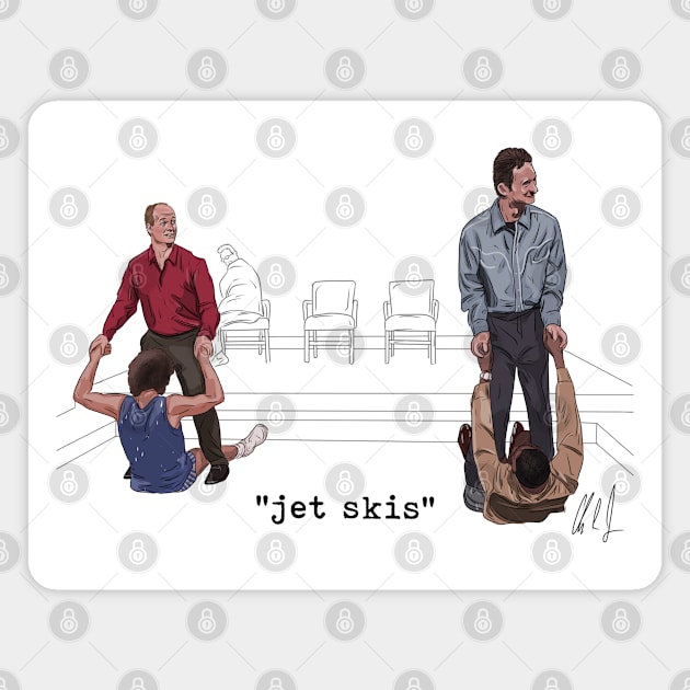 Who's Line Is It Anyway: Jet Skis Magnet by 51Deesigns